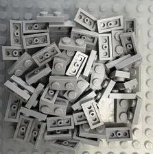 LEGO 50-piece Light Bluish Gray Plate 1 x 2 plates FREE SHIPPING