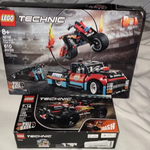 LEGO TECHNIC: Stunt Show Truck & Bike Pull Back (42106) 610 pcs.