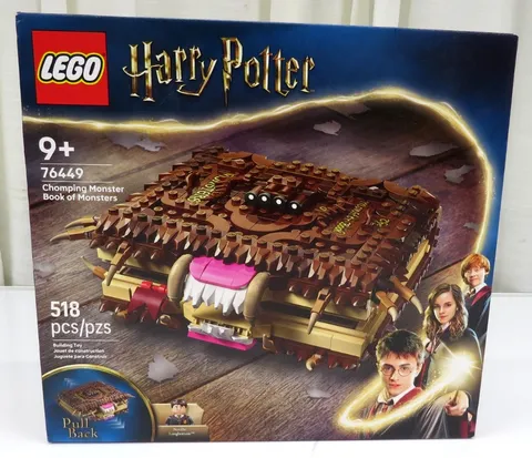 Lego Harry Potter 76449 Chomping Monster Book of Monsters 518 Pcs. Ages 9+