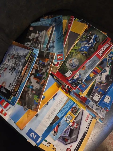 Huge Lot of Authentic LEGO Instruction Manuals - Star Wars, Disney, City & More!