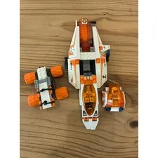 LEGO Mars Mission MX-41 Switch Fighter 7647 Partial Set with 2 Minifigures