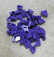 LEGO Tile, Round 1 x 1 Quarter Dark Purple no. 25269 (Qty 50) *NEW*