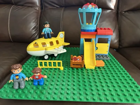 LEGO Airport DUPLO Town (10871) No Box No Manual READ Description No Green Plate