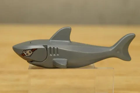 LEGO Animal Pirate Shark With Gills Metal Eye Plate Left Side 14518c04pb02