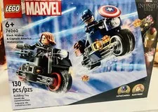 LEGO Marvel Black Widow & Captain America Motorcycles set (76260)