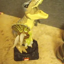 LEGO Dinosaur Creature Figure on Black Base - Plastic Dinosaurs Interest