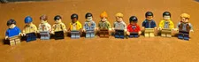Lego Jurassic Park Minifigure Lot Of 12 Owen Brady Dennis Nedry Claire Dearing