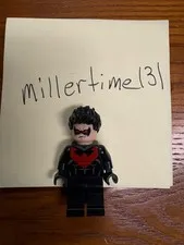 Nightwing Red Eyes Minifigure sh0085 From Set 76011 LEGO DC Superheros Batman 2