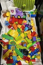 Duplo Ambulance & Other Lego Duplo Building Blocks 5.12 lbs