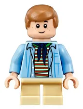 Tim Murphy - Bright Light Blue Shirt - Used LEGO