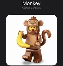 Lego 2026 Minifigures Animals Series 28 #71051 Monkey With Banana
