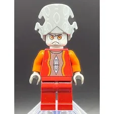 LEGO Star Wars Nute Gunray Minifigure sw0242 Red Orange Robes Viceroy