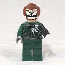 Lego Venomized Doc Ock Minifigure Spiderman Dr. Otto Octavius Green Black Arms