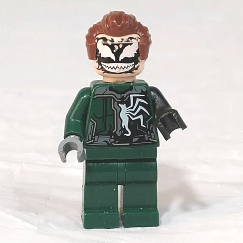 Lego Venomized Doc Ock Minifigure Spiderman Dr. Otto Octavius Green Black Arms