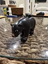 Lego Duplo BLACK GRIZZLY BEAR ADULT MOM DAD Animal Zoo replacement Farm House A