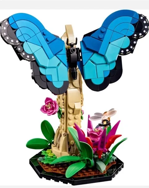 LEGO IDEAS Blue Morpho Butterfly ONLY 21342 NEW