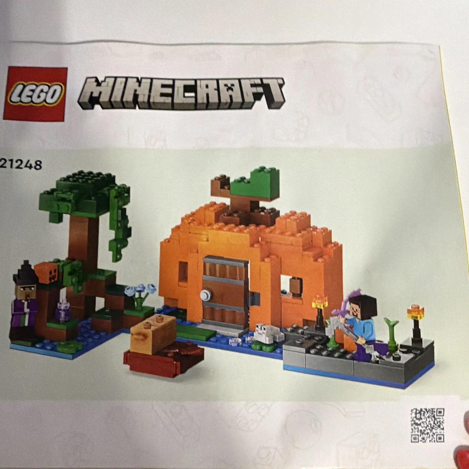 LEGO Minecraft 21248 Instruction Manual Booklet Illustrated Multilingual