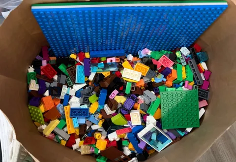 Lego 6 Lbs Random Pieces Plates Building Blocks Bulk Lot And Figures BR