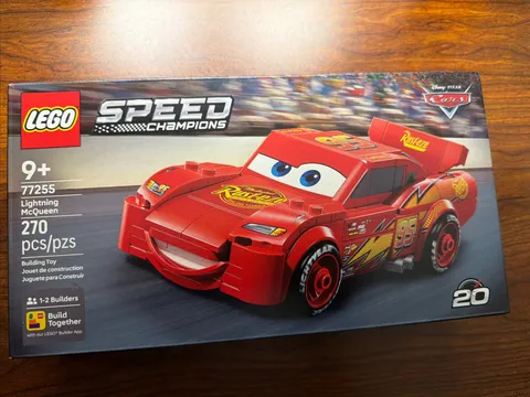 LEGO Speed Champions Lightning McQueen, Disney Pixar Cars Set (77255)