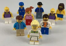 Lego City Minifigure Mini Figure Replacement Lot Tennis Ace Shipwreck Survivor