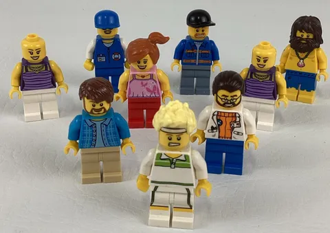 Lego City Minifigure Mini Figure Replacement Lot Tennis Ace Shipwreck Survivor