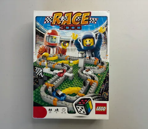LNIB Retired LEGO Games Set (3839) - Race 3000 - 100% Complete