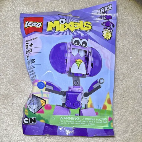 LEGO Mixels Series 6 Snax 41551 Complete Set 51 pcs Age 6+ Foil Pack
