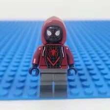 LEGO® Minifigure Super Heroes sh0679 Spider-Man (Miles Morales) Dark Red Hood