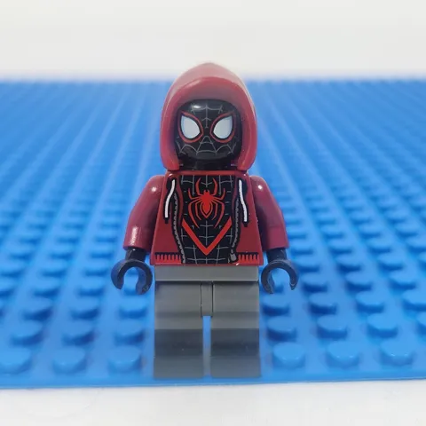 LEGO® Minifigure Super Heroes sh0679 Spider-Man (Miles Morales) Dark Red Hood
