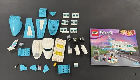 LEGO Friends 41100 Heartlake Private Jet Airplane Parts Lot Manual Incomplete