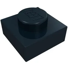 10x LEGO® Part 3024 - Plate 1 x 1