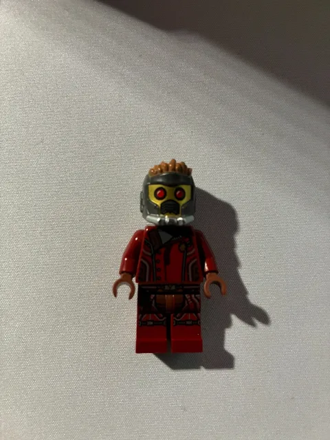 LEGO Star-Lord - Mask, Jacket with Side Buttons - sh0123 (READ DESC)