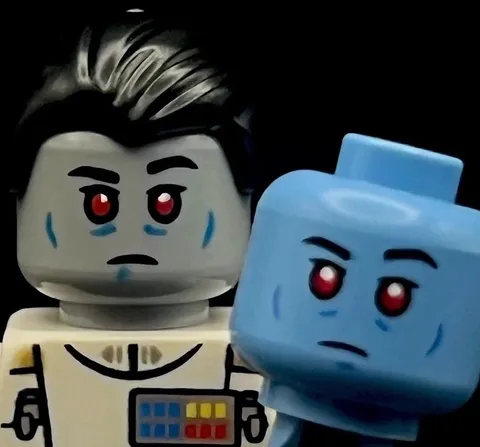 Lego Star Wars Admiral Thrawn Misprint Minifigure Head Only Prototype Error