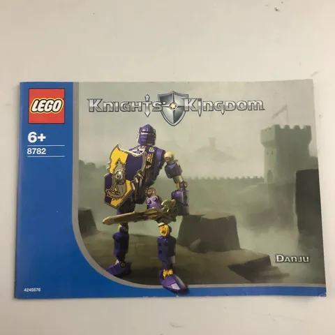 LEGO Knights Kingdom 8782 Danju Purple Knight Instruction Manual Only