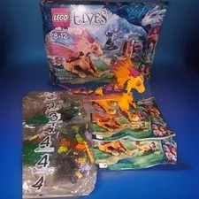 LEGO Elves Fire Dragon's Lava Cave 41175 Dragon Missing Foot Bags 3 4 Sealed Box
