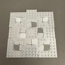 Lego 15623 Baseplate Gray Replacement Add-on Piece Part
