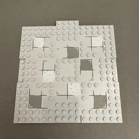 Lego 15623 Baseplate Gray Replacement Add-on Piece Part