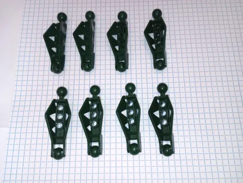 8 Lego 45749 Dark Green Bionicle Lower Leg Section Rahkshi type Genuine 8 pieces