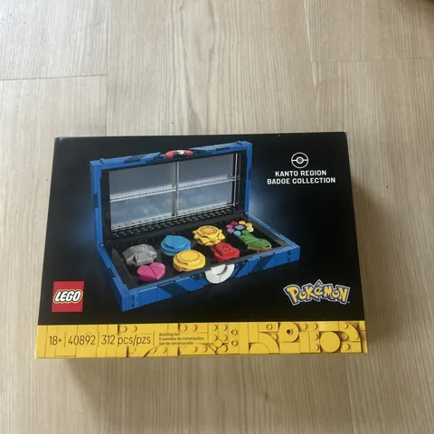 LEGO 40892  Pokémon Kanto Region Badge Collection - NEW - SEALED - LIMITED