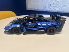 LEGO Technic 42123 McLaren Senna GTR Car - 99% Complete Missing 3 Mirror Pieces