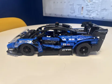 LEGO Technic 42123 McLaren Senna GTR Car - 99% Complete Missing 3 Mirror Pieces