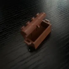 Lego 4738 4739 Reddish Brown Replacement Add-on Piece Part Chest
