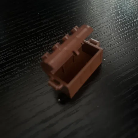 Lego 4738 4739 Reddish Brown Replacement Add-on Piece Part Chest