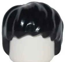 Lego  Part 40233 Harry Potter/Hulk Minifig HAIR Black Boy Girl Piece D828