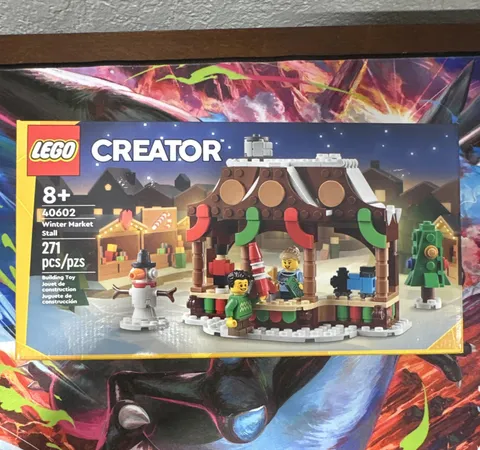 LEGO Creator Seasonal Winter Market Stall 40602 Limited Edition 271 pcs 8+