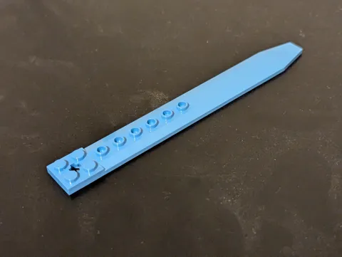 Lego medium blue plate/modified 2x16 rotor blade 62743 Ninjago 2521