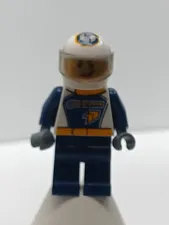 Lego City Minifigures Race Dragster Car Driver Cty0749