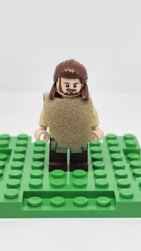 LEGO Star Wars Qui-Gon Jinn (sw0651) Poncho Minifigure 75096 Retired CMF