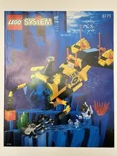 LEGO Aquazone: Crystal Explorer Sub (6175) 100% Complete, Excellent Condition!