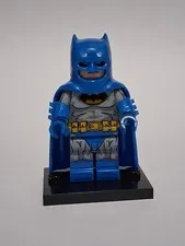 Batman Old Time Blue 80s Comics Custom Lego Inspired Super Hero New Rare